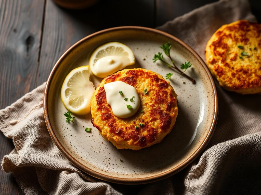 Seared Lionsmane 'Crab Cakes'