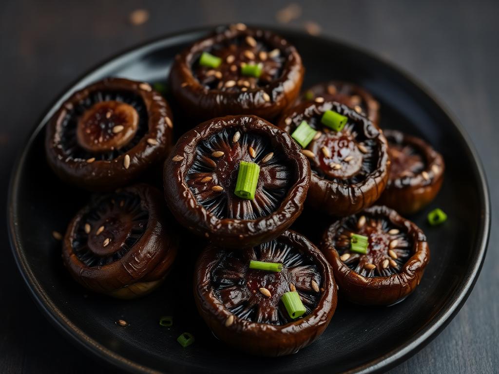 Miso-Butter Roasted Shiitake